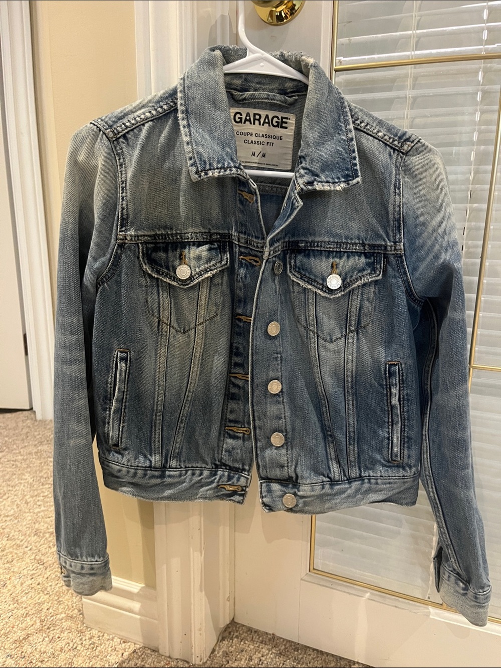 Garage Women's Faded Blue Denim Jacket